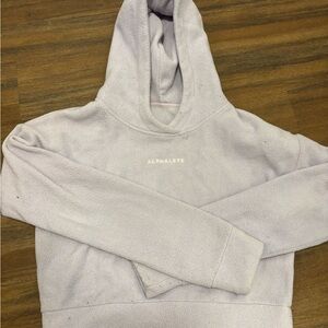 Alphalete Women's Light Purple Cowl Neck Sweater